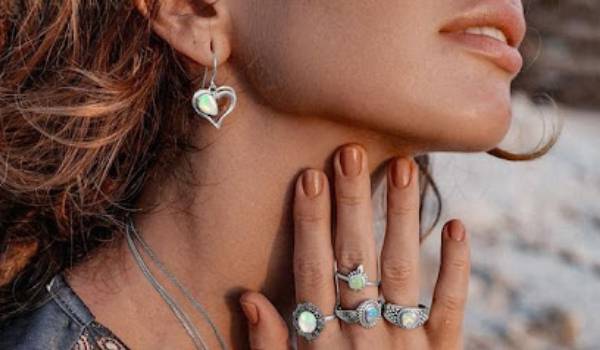 Stylish and Trendy Gemstone Silver Jewelry For Woman